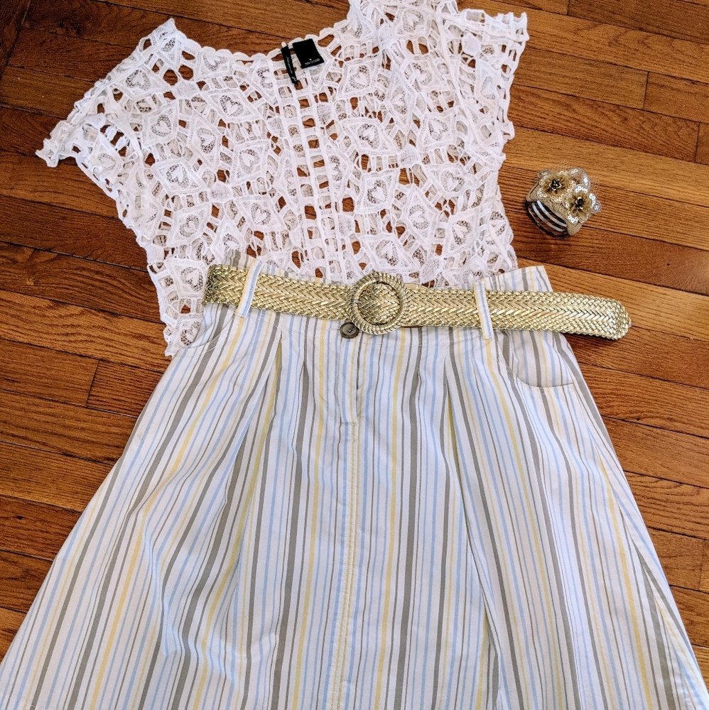Striped skirt